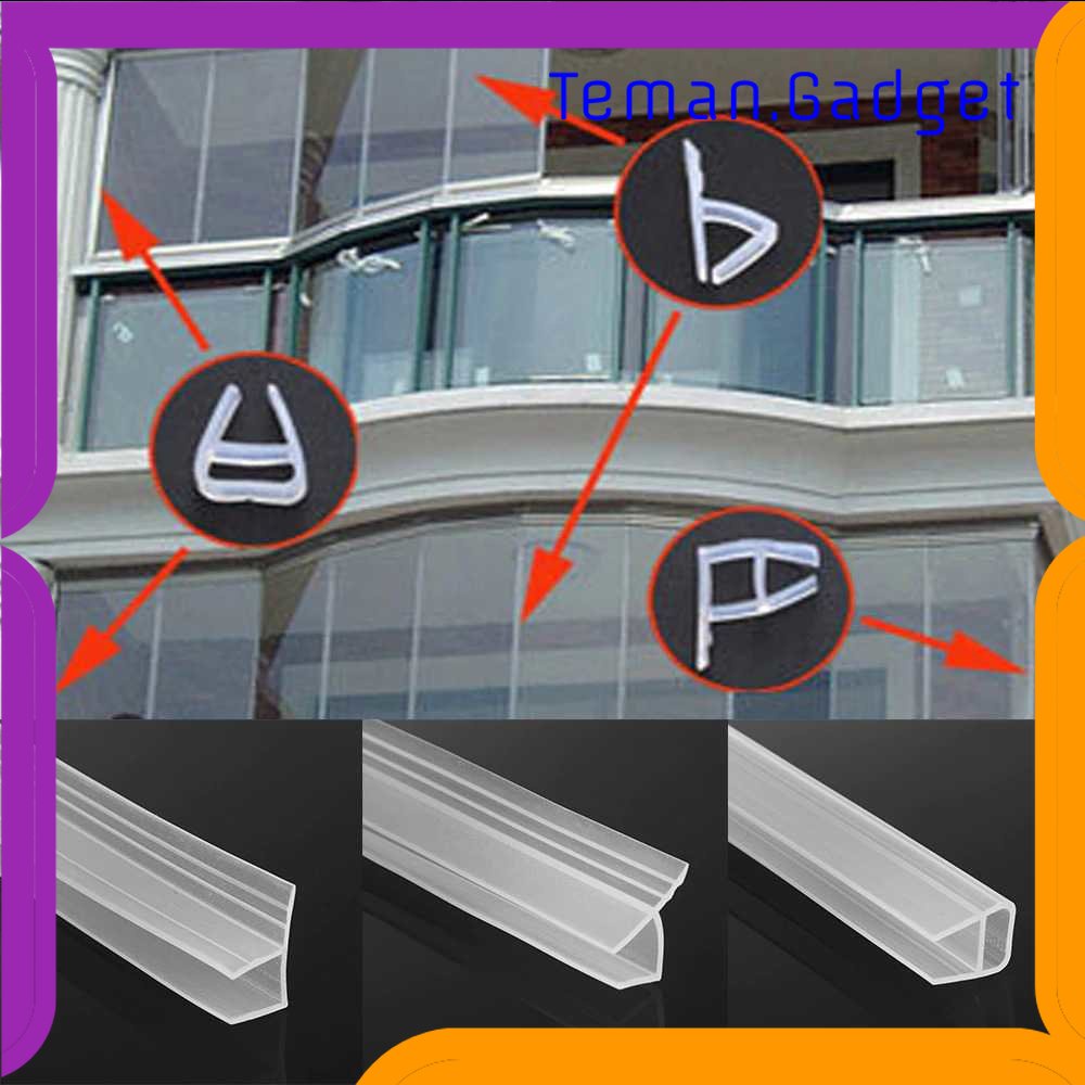 TG - ART Alloet Lis Sela Pintu Silicone Rubber Door Sealing Strip Type H 1M - TP40