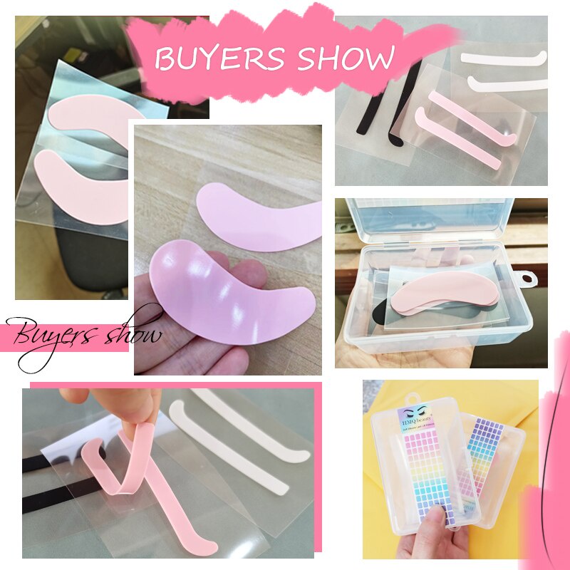 2023new Eyelash Perm Silicone Eye Pads Eyelash Lash Lifting Curler Patch Lashes Batang Perisai Pengangkat Aplikator Makeup Tools