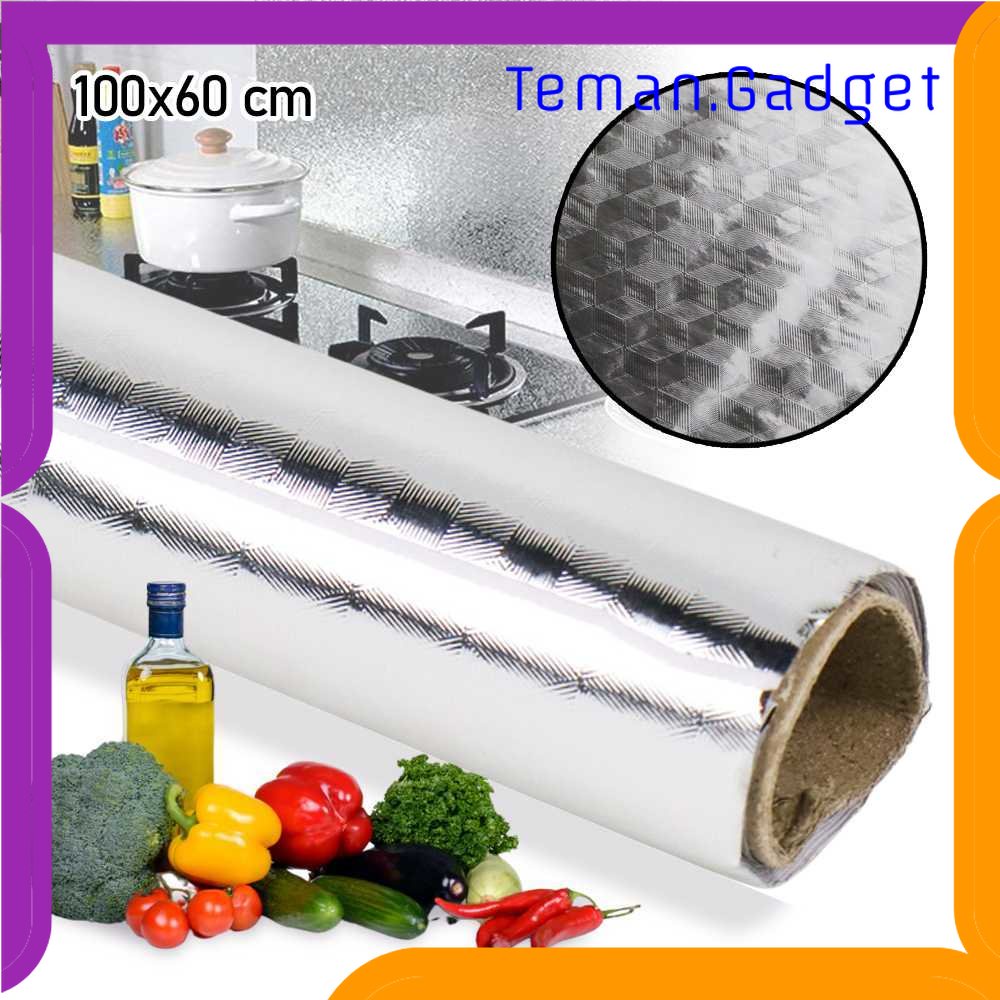 TG -  ART AWOO Wallpaper Aluminium Foil Anti Minyak Waterproof 100x60 cm - YK-292