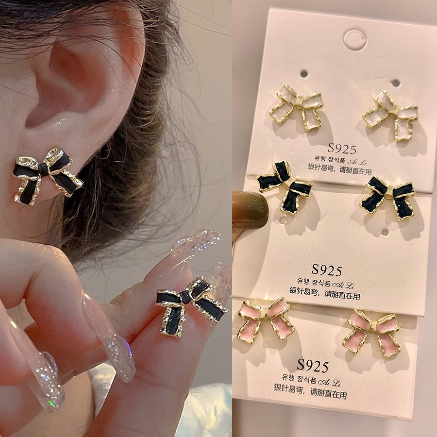 Lucu Ikatan Simpul Anting ear studs Untuk Perhiasan fashion Gadis Manis Yang Indah