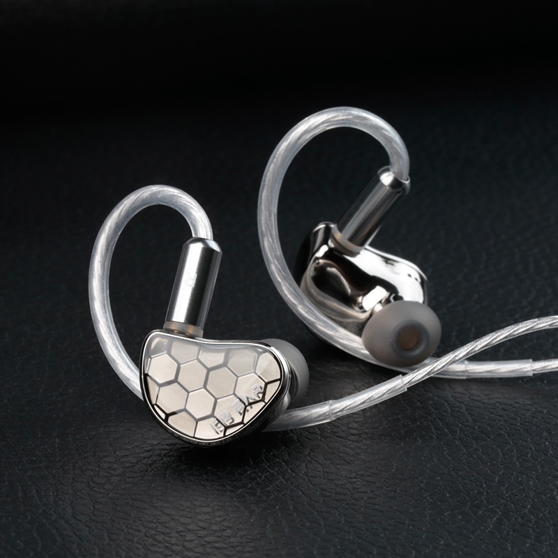 Kbear Xuanwu HIFI In-ear Earphone PU+Carbon Composite Dynamic Driver 2Pin Kabel Headphone Musik Headset Fashion Earbud