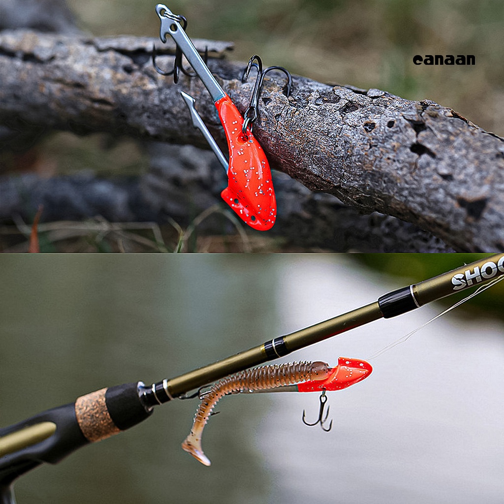 Cnn-fishing Jig Luminous Sharp Metal Air Tawar Air Asin Jig Kepala Kait Untuk Umpan Lembut Umpan