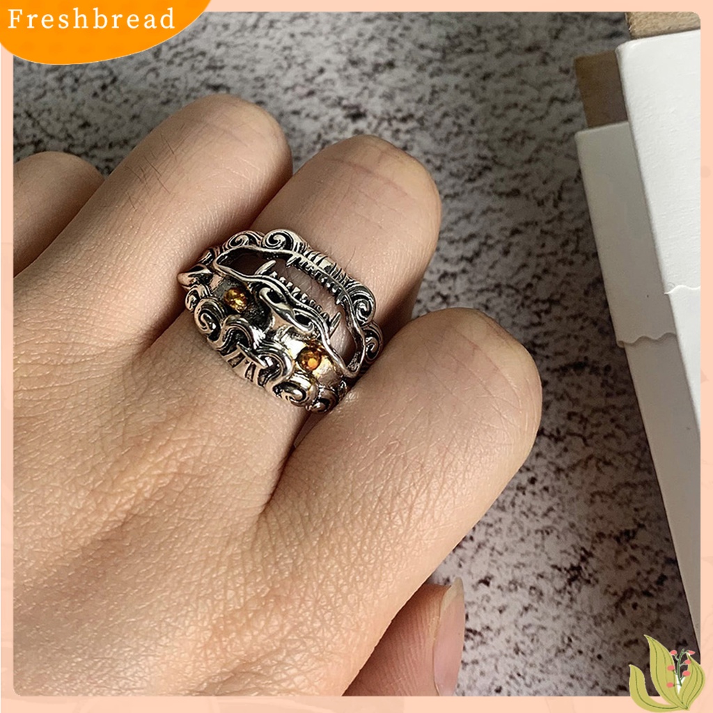 &lt; Freshbread &gt; Wanita Cincin Vintage 3D Kartun Desain Pembukaan Yang Dapat Disesuaikan Geometris Hias Hadiah Lady Kitten Brave Troops Sun Finger Ring Jewelry Untuk Kehidupan Sehari-Hari