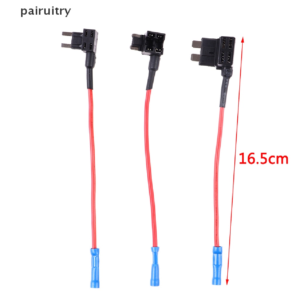 Prt 5PCS Holder Sekring Mobil Add-a-circuit TAP Adapter Micro Mini Standard ATM Fuse PRT