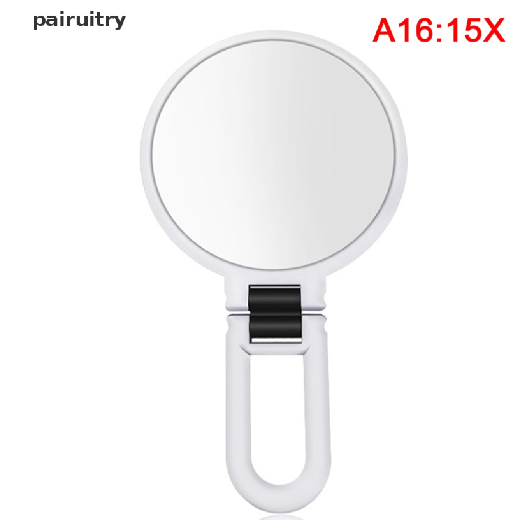 Prt 2per5 /10 /15X Kaca Rias Pembesar Makeup Dua Sisi Vanity Mirror PRT