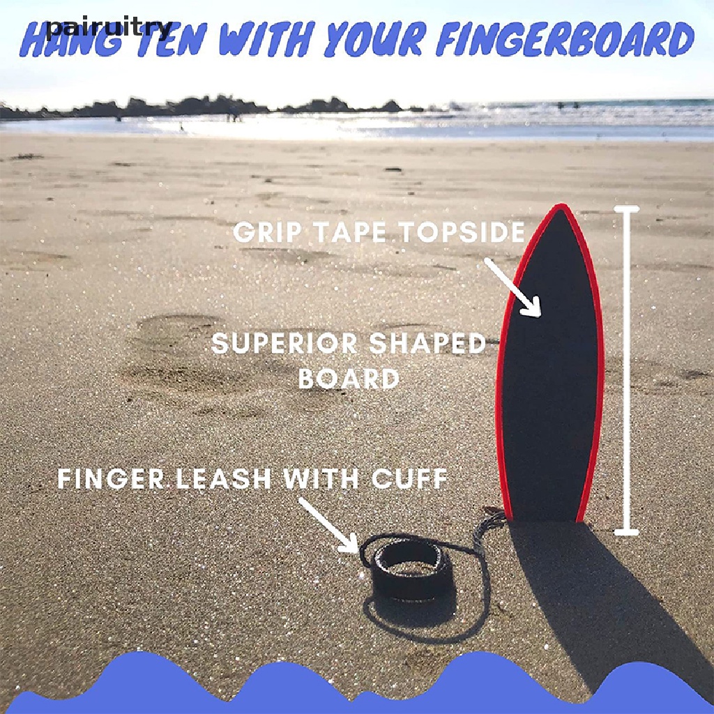 Prt Finger Surfboard Fingerboard Mainan Surfing Angin Mini Ujung Jari Skateboard Mainan Anak PRT