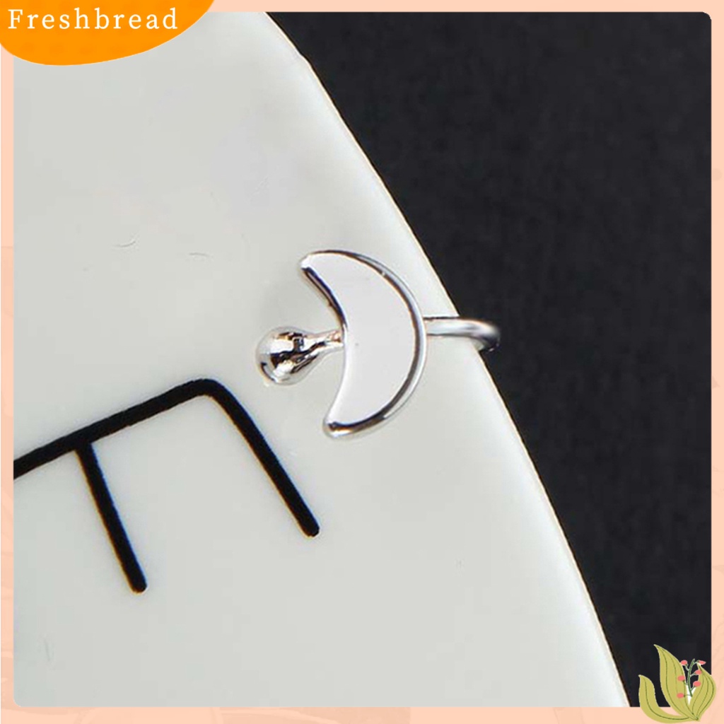 &lt; Freshbread &gt; Anting Indah Non Tindik Alloy Hati Bintang Segitiga Bulan Wanita Klip Manset Telinga Untuk Pesta