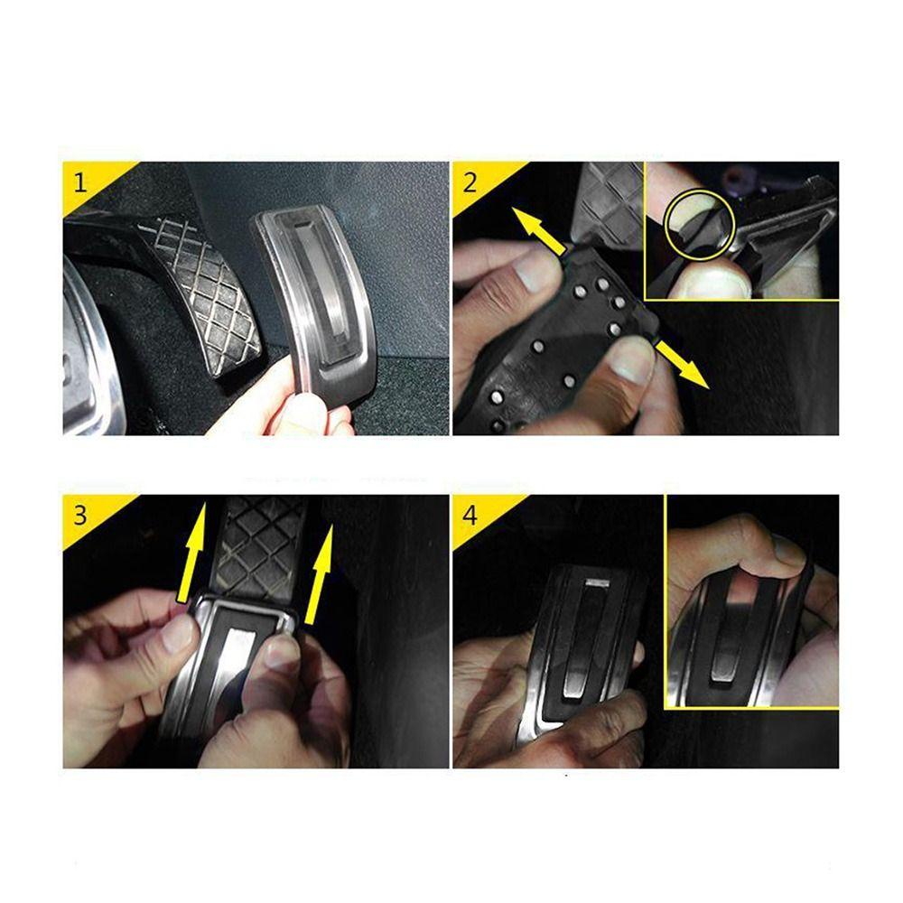 POPULAR Pedal Mobil Anti slip Untuk Skoda Untuk VW Golf7 8 Brake Cover Rem