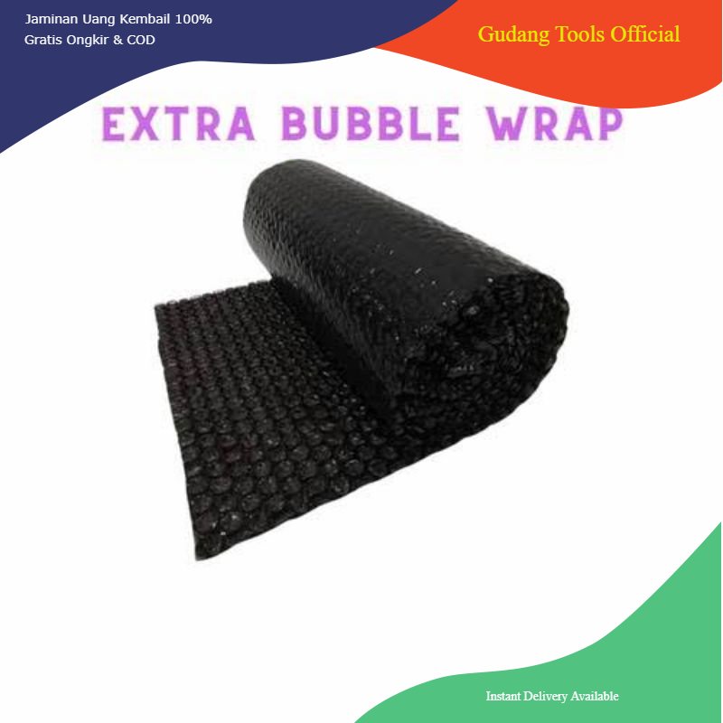 

EXTRA BUBBLE WARP WARNA HITAM