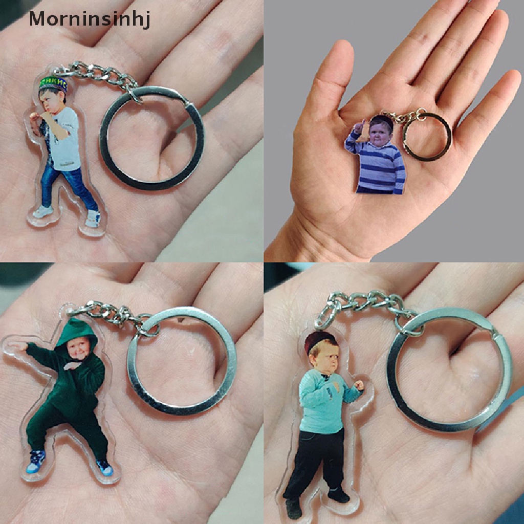 Mornin Hasby Magomedov Meme Figure Akrilik Liontin Gantungan Kunci Mobil knapsack Accessries Hadiah id