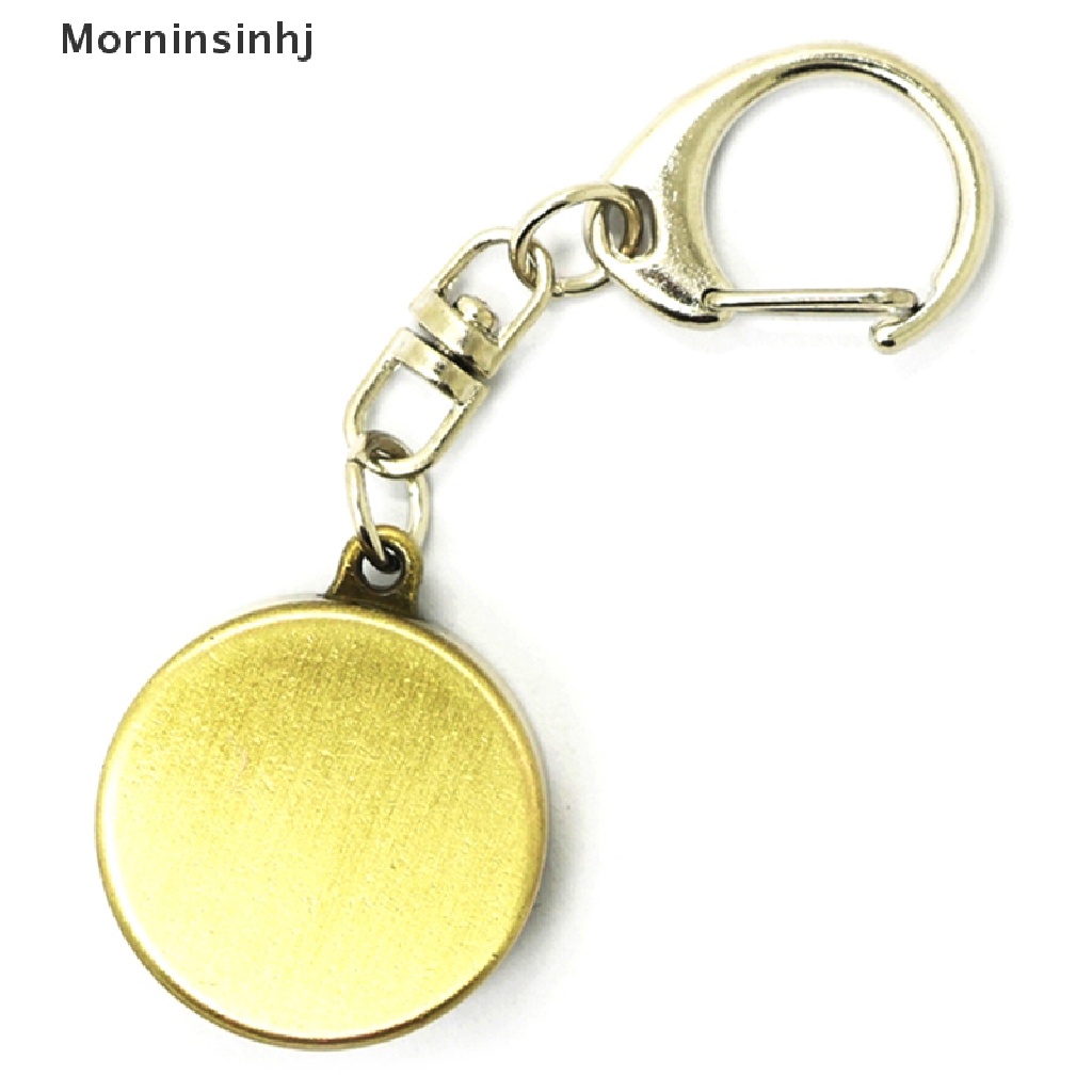 Mornin Vintage Zinc Alloy Gantungan Kunci Kompas Liontin Backpacking Survival Keychain Portable Hiking Compass Traveling Kompas Genggam Dengan Keyring id