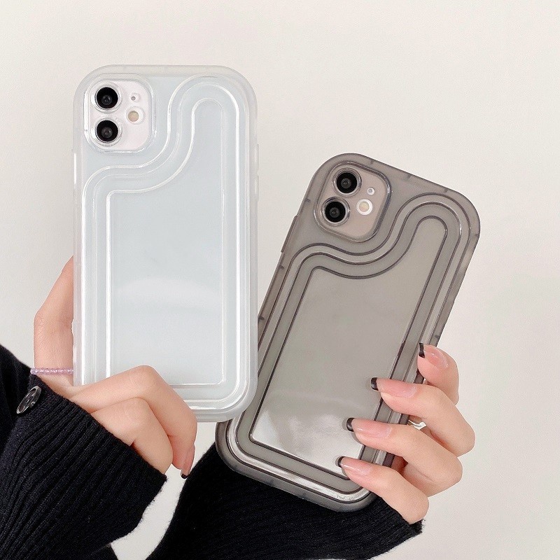 IPHONE Untuk Iphone14 13 12 11 Pro MAX X XR XS Max7 8 Plus Air sac Penebalan Anti-drop Transparan Pelindung case