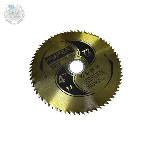 HYPER Mata Pisau Potong Kayu 4 Inch x 72 T Wood Circular Saw Blade OLS Mata Gergaji Kayu 4 Inch x 72T - Circular Saw Blade HYPER