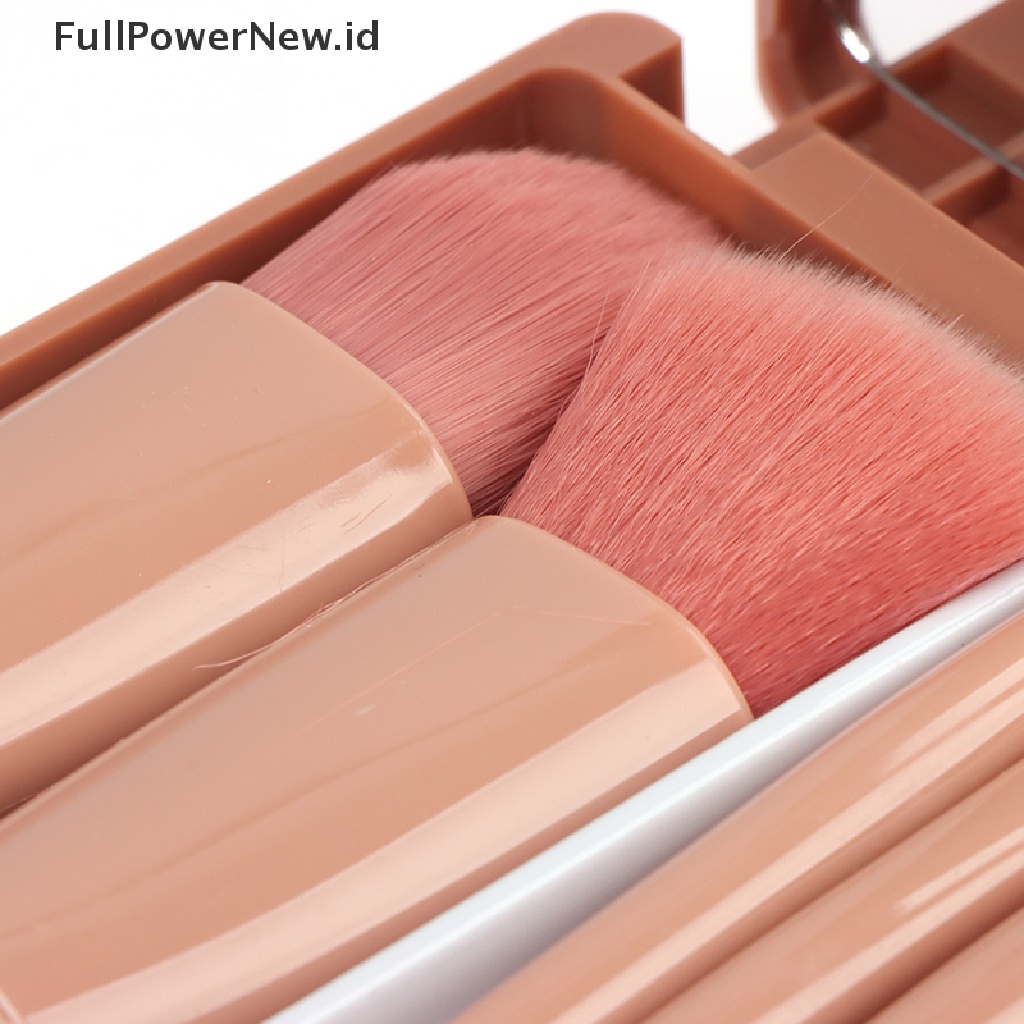 Power 5Pcs Set Alat Kuas Makeup Bedak Kosmetik Eye Shadow Foundation Blush Blendin ID