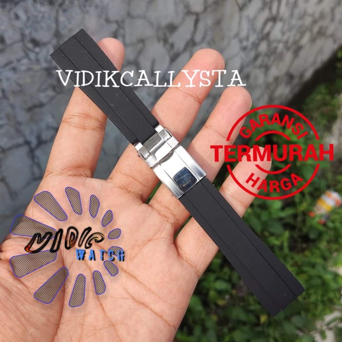 NEW STRAP TALI JAM TANGAN RUBBER SILICONE 20MM 20 MM