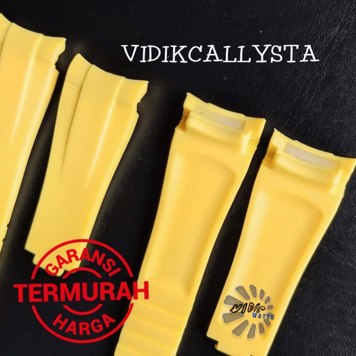 Strap Tali Jam Universal 20mm Curved Yellow KUNING