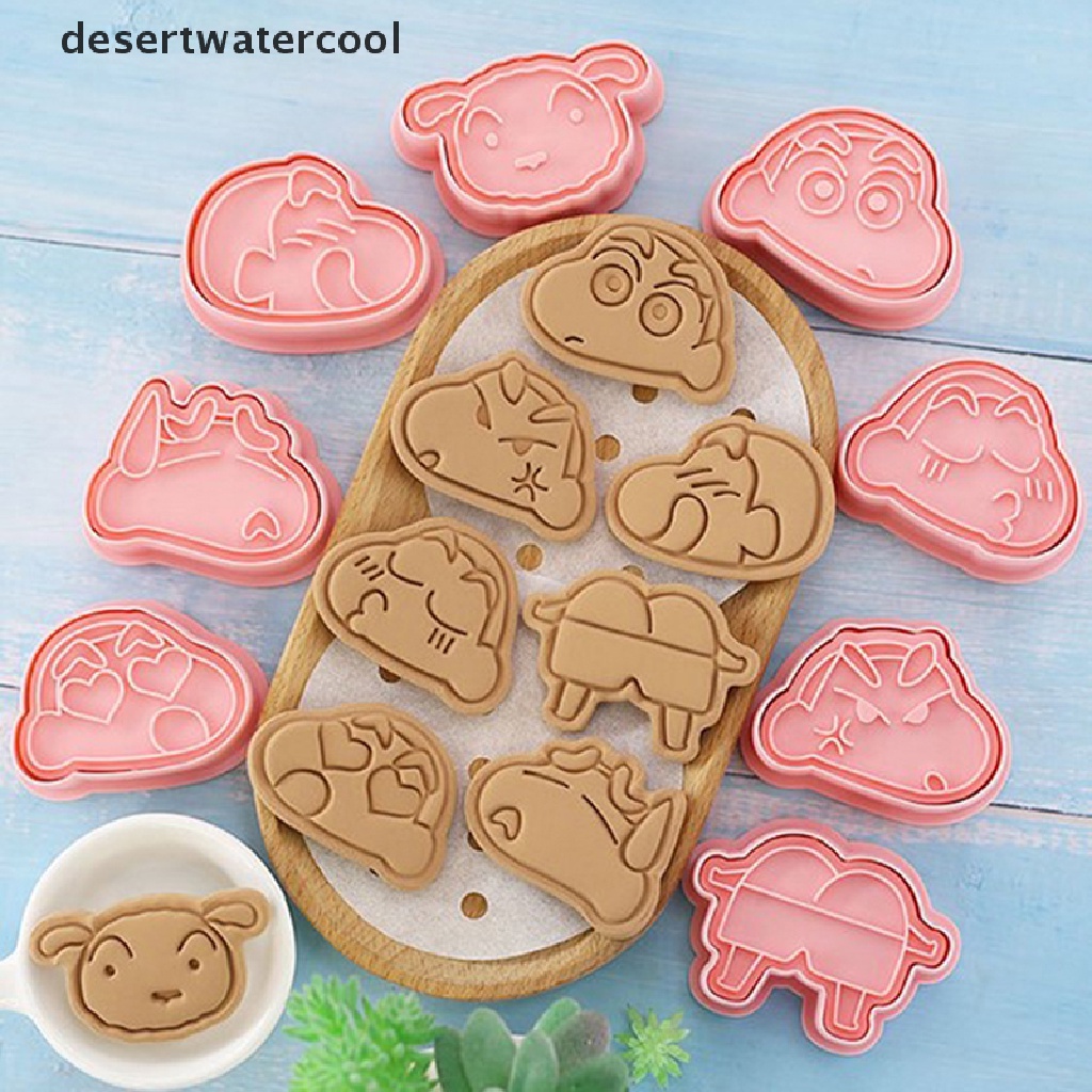 Deid 8Pcs Kartun Cookie Cutter Fondant Cutter Plastik Baking Decorag Tools Martijn