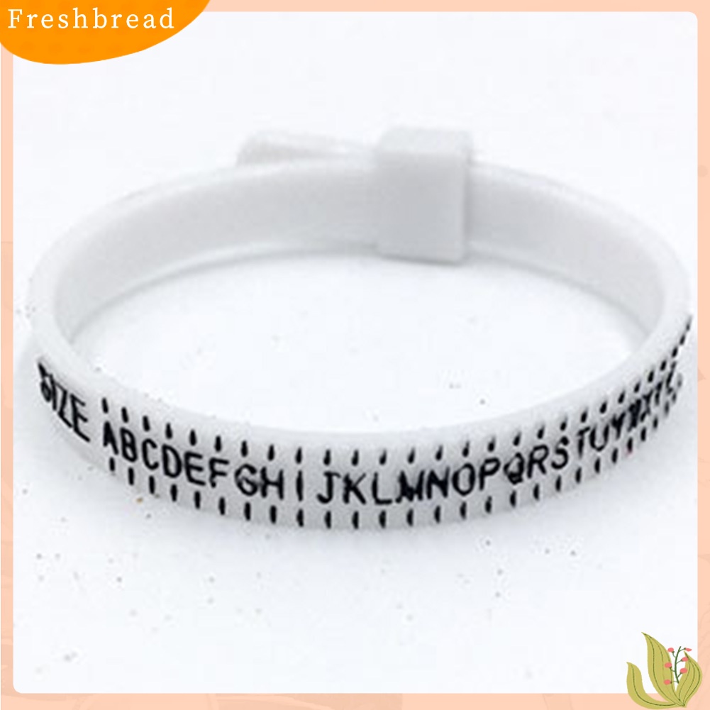 {In Stock} Pengukur Ukuran Cincin Plastik Pengukur Perhiasan Lingkar Jari Keliling Alat Ukur