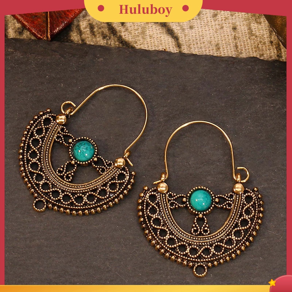 {Ready Stock} 1pasang Hiasan Telinga Bentuk Air Terjun Gaya Bohemia Ultra-Ringan Gantung Panjang Vintage Drop Earrings Untuk Wanita