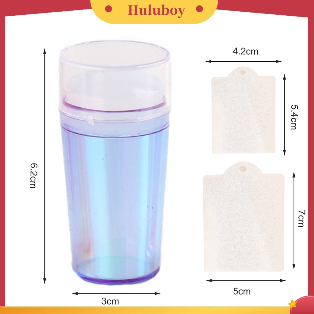 {In Stock} 1set Stempel Kuku Dapat Digunakan Kembali Non-Cacat Baik Daktilitas Putaran Silicone Stamper Kuku Transparan Alat Seni Untuk Manicure
