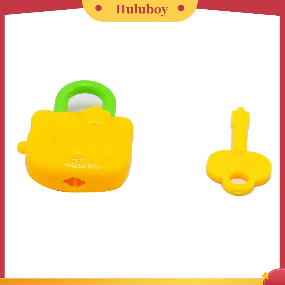 {In Stock} 5Pcs/Set Kunci Plastik Mini Warna-Warni Dengan Kunci Mainan Edukasi Anak Hadiah