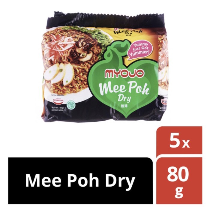 

[NEW] Myojo instant noodles - mee poh dry 5x80gr mie instant myojo