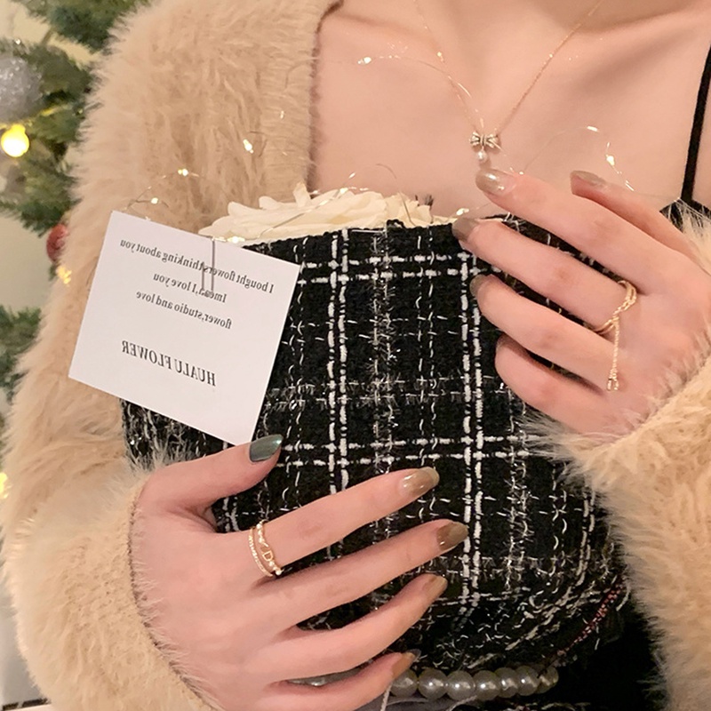 Cincin Geometris Fashion Wanita Cincin Paduan Berlapis Emas