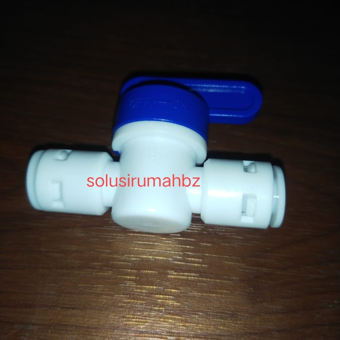 FITTING RO STOP KRAN ¼ X ¼” INCH TANCAP REVERSE OSMOSIS FITING BALL
