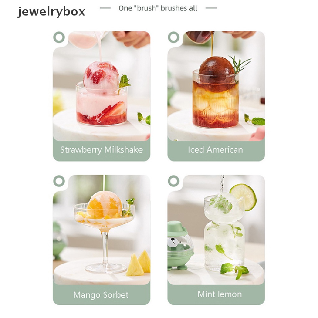 [jewelrybox] Whiskey Spherical Ice Cube Light Bulbs Cetakan Es Bola Pembuat Cetakan Bar Tools Butik