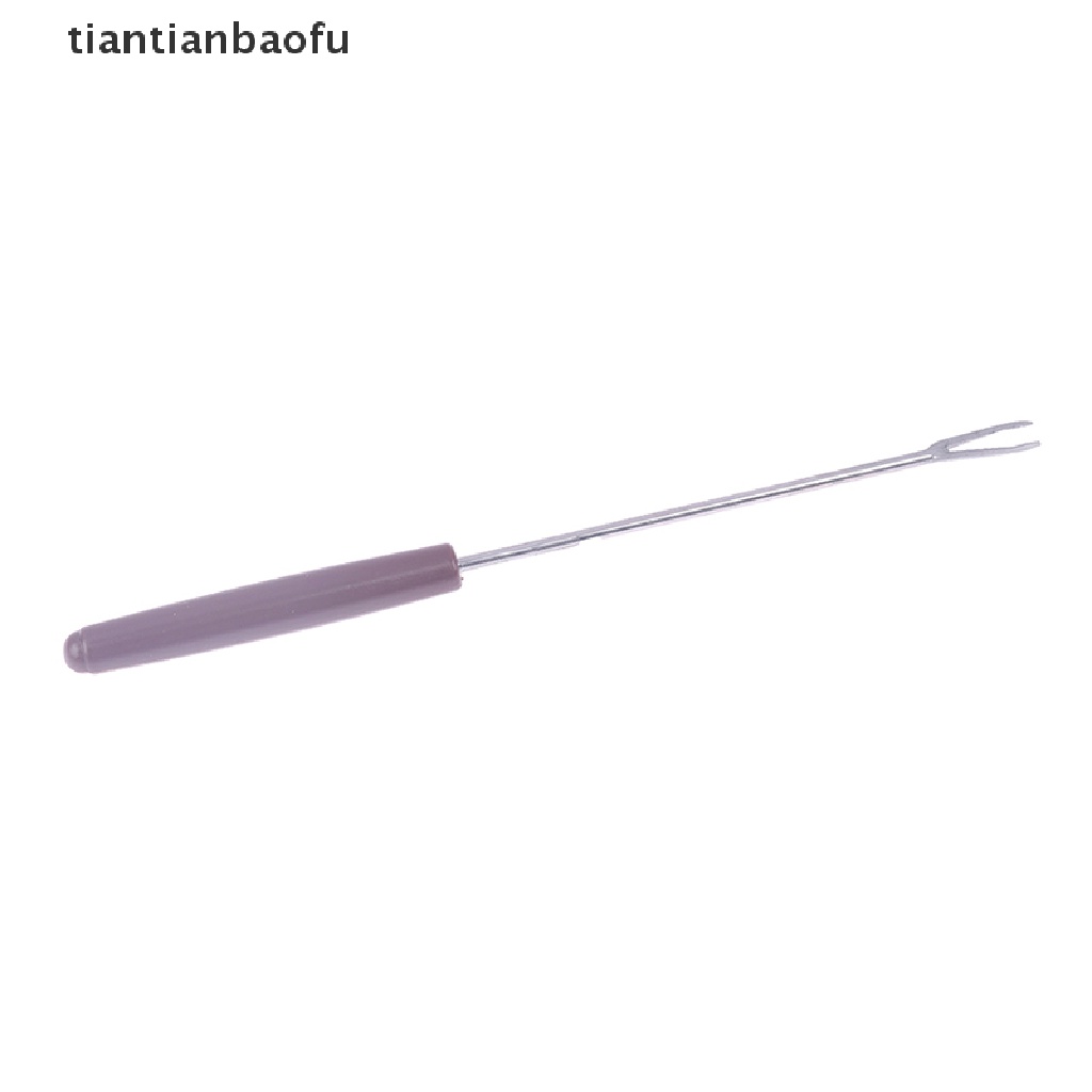 [tiantianbaofu] Garpu Coklat Stainless Steel Hot Pot Garpu Keju Buah Dessert Alat Dapur Butik