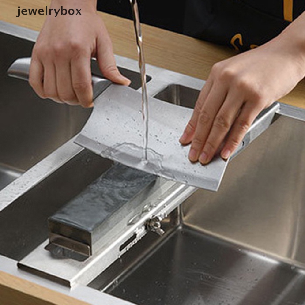 [jewelrybox] Adjustable Over Sink Sharpening Stone Holder Retractable Whetstone Wastafel Bridge Butik