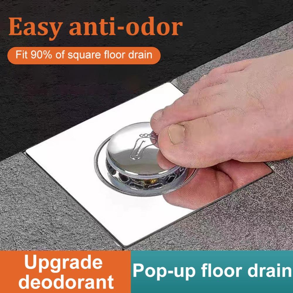 Populer Floor Drain Anti Bau Kaki Pedal Shower Kamar Saringan Perbaikan Rumah Shower Drain