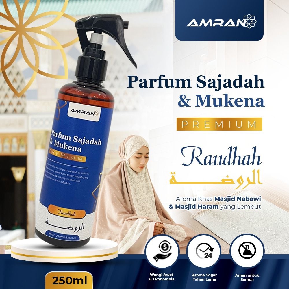 PARFUM MUKENA &amp; SAJADAH AMRAN AROMA PARFUM ARAB PREMIUM 250ml