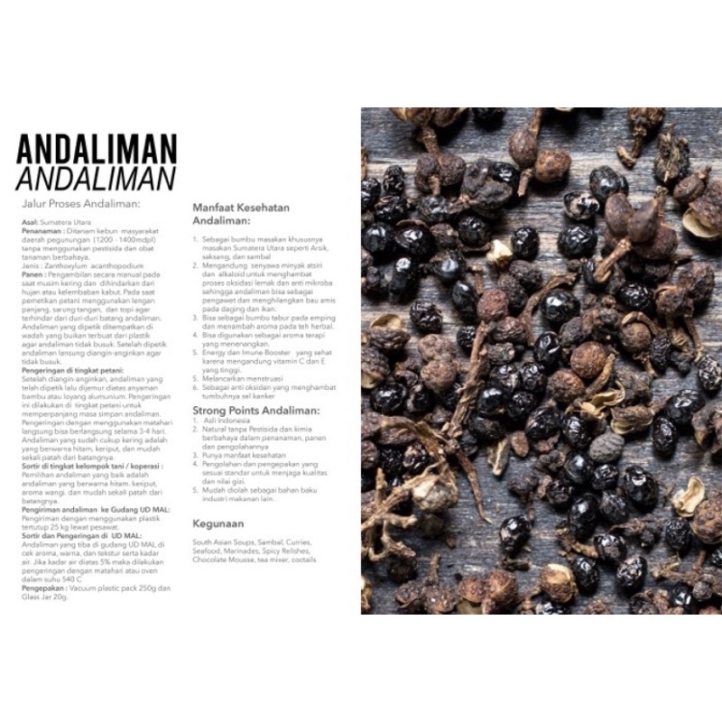 

Merica Batak (Dried Andaliman Pepper)