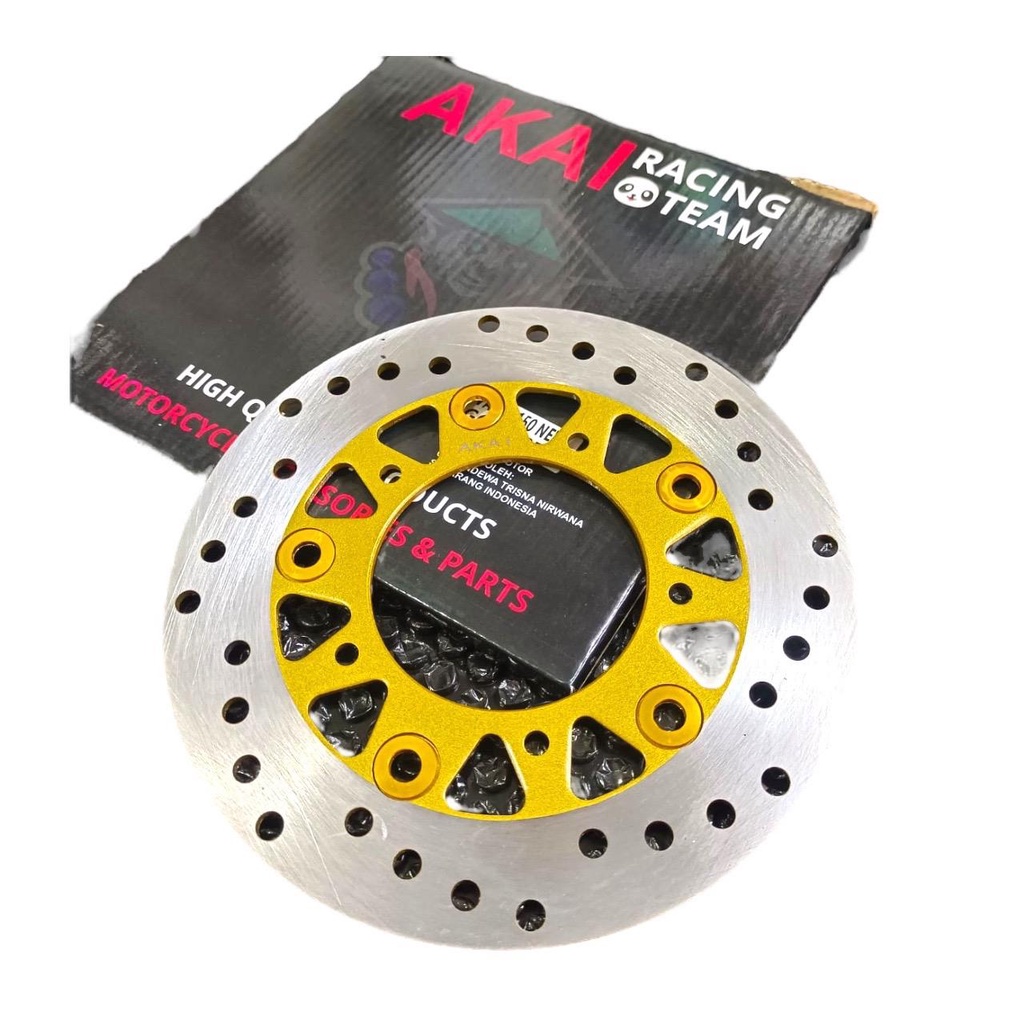 Akai Racing Store - Piringan Cakram Disc Brake Depan Standar Variasi Vario 150 New Lubang 5 impor Kualitas Terbaik