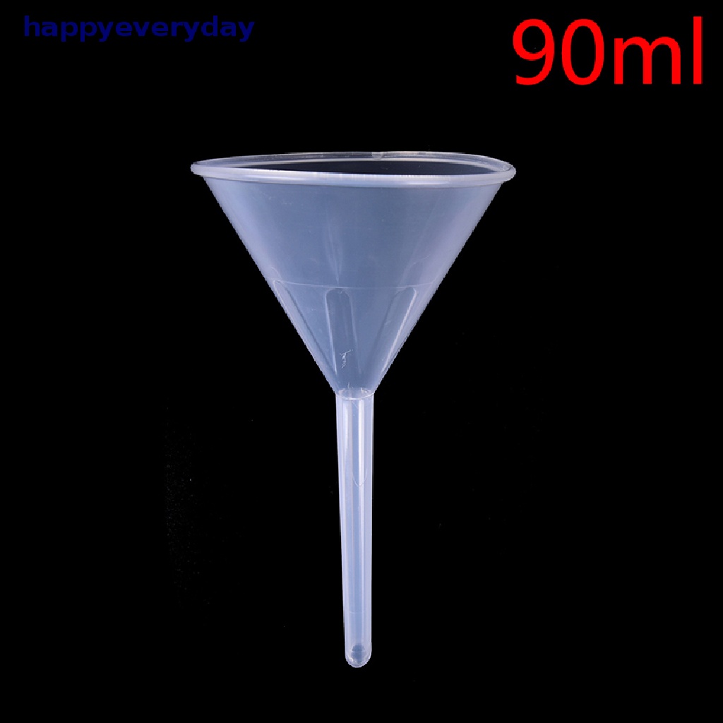 [happy] 1x Corong Pengisi Plastik Bening Mini Lab Untuk Botol s Diffuser [ID]