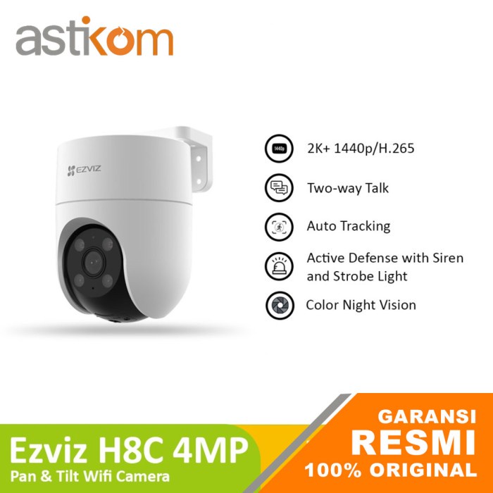 CCTV Ezviz Smart Home Camera H8C 2K+ 4MP