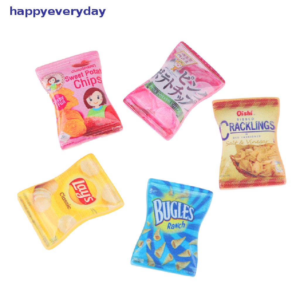 [happy] 10pcs 1: 12 1: 6rumah Boneka Simulasi Miniatur Permen Boneka Aksesoris Dapur [ID]