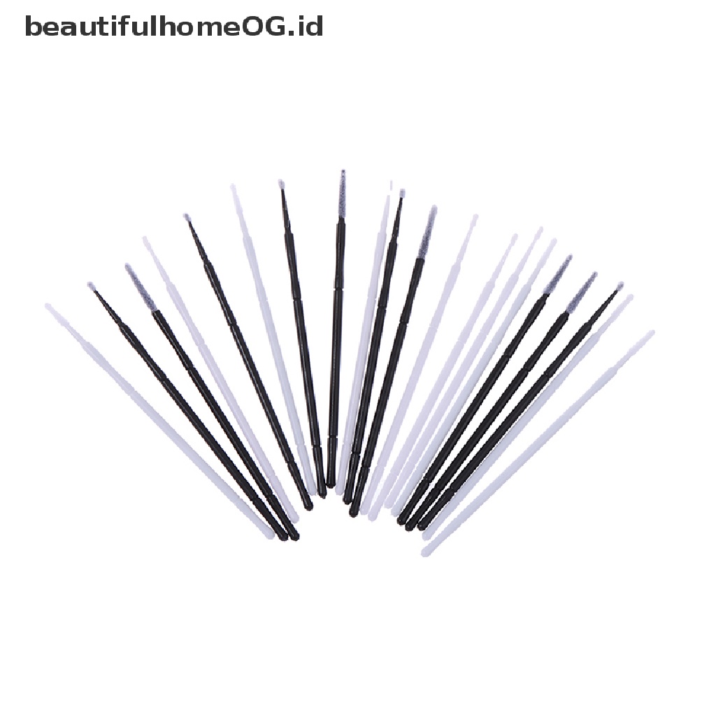 // Lebaran// 100Pcs Disposable Eyelash Extension Micro Brush Aplicator Make up Maskara Swab **