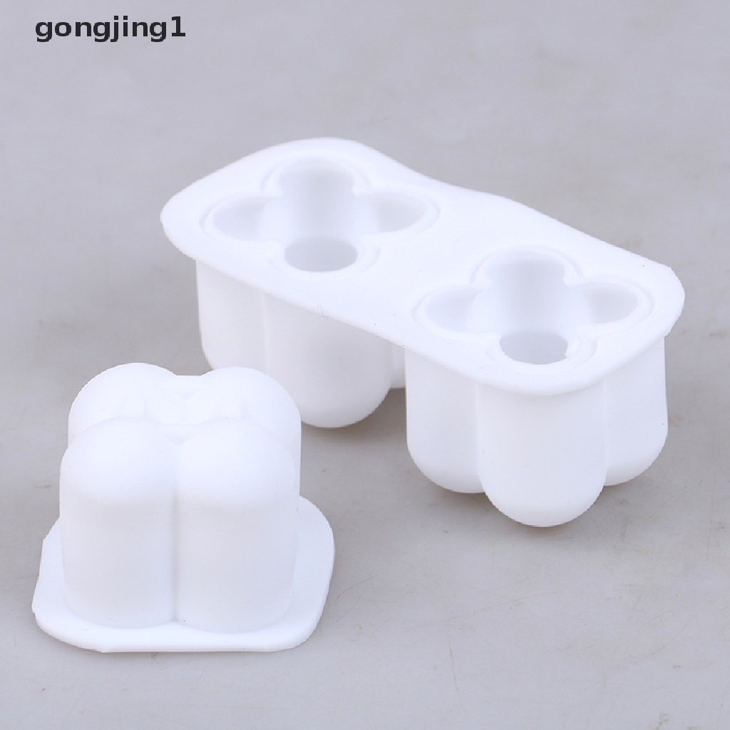 Ggg DIY s Cetakan Lilin Plester Cetakan Silikon Handmade Cube Soap Mold ID
