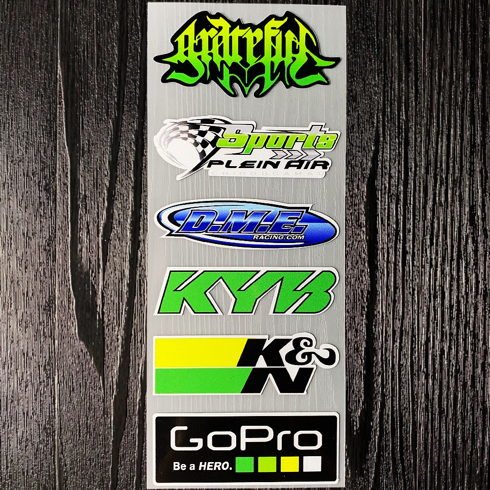 Stiker Motor Motocross Garpu Laser KYB Suspensi Decal KN GOPRO Sepeda Reflektif Modifikasi Dekorasi Untuk Kawasaki Ducati