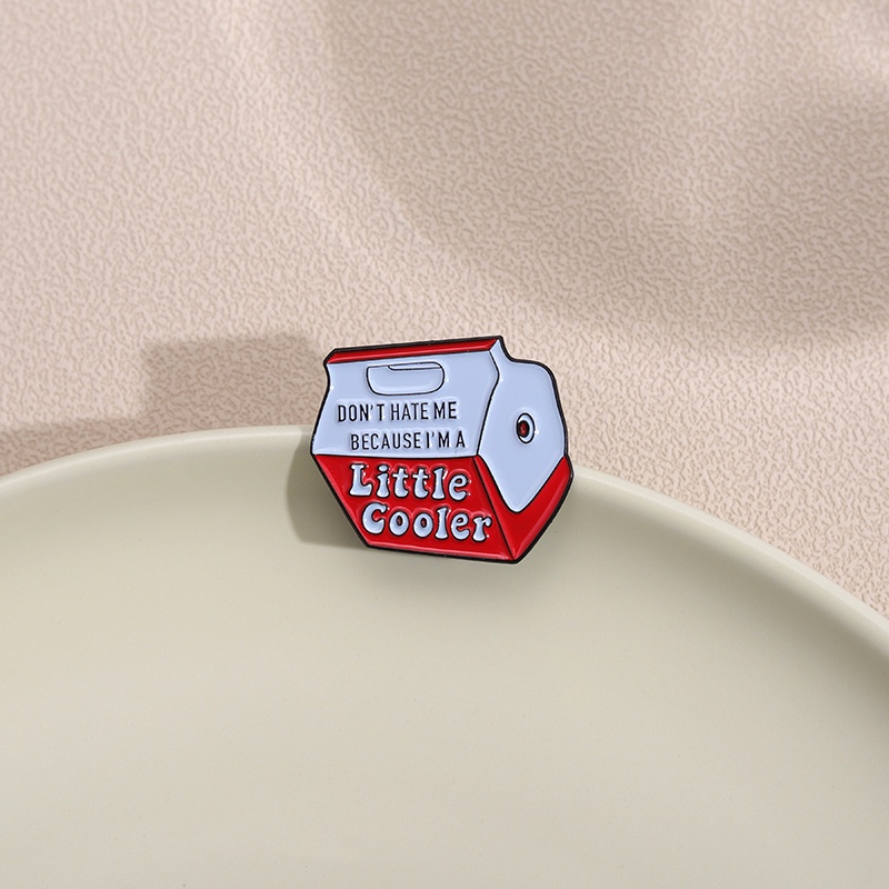 Little Cooler Enamel Pin Wanita Custom Bros Tas Lucu Lucu Kartun Lencana Logam Kerah Topi Kepribadian Perhiasan Hadiah Aksesoris