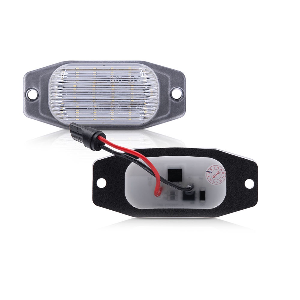 2pcs Lampu Plat Nomor Plat LED Putih Lampu Untuk Toyota Land Cruiser FJ80 FJ Cruiser XJ10 GSJ15 Celica Untuk Lexus LX450