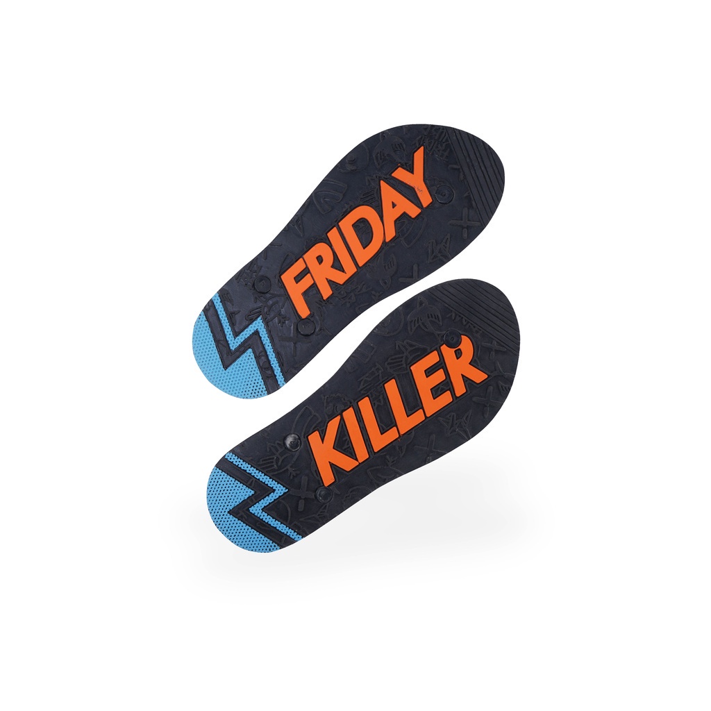 SANDAL JEPIT FRIDAY KILLER | ROAR BLACK