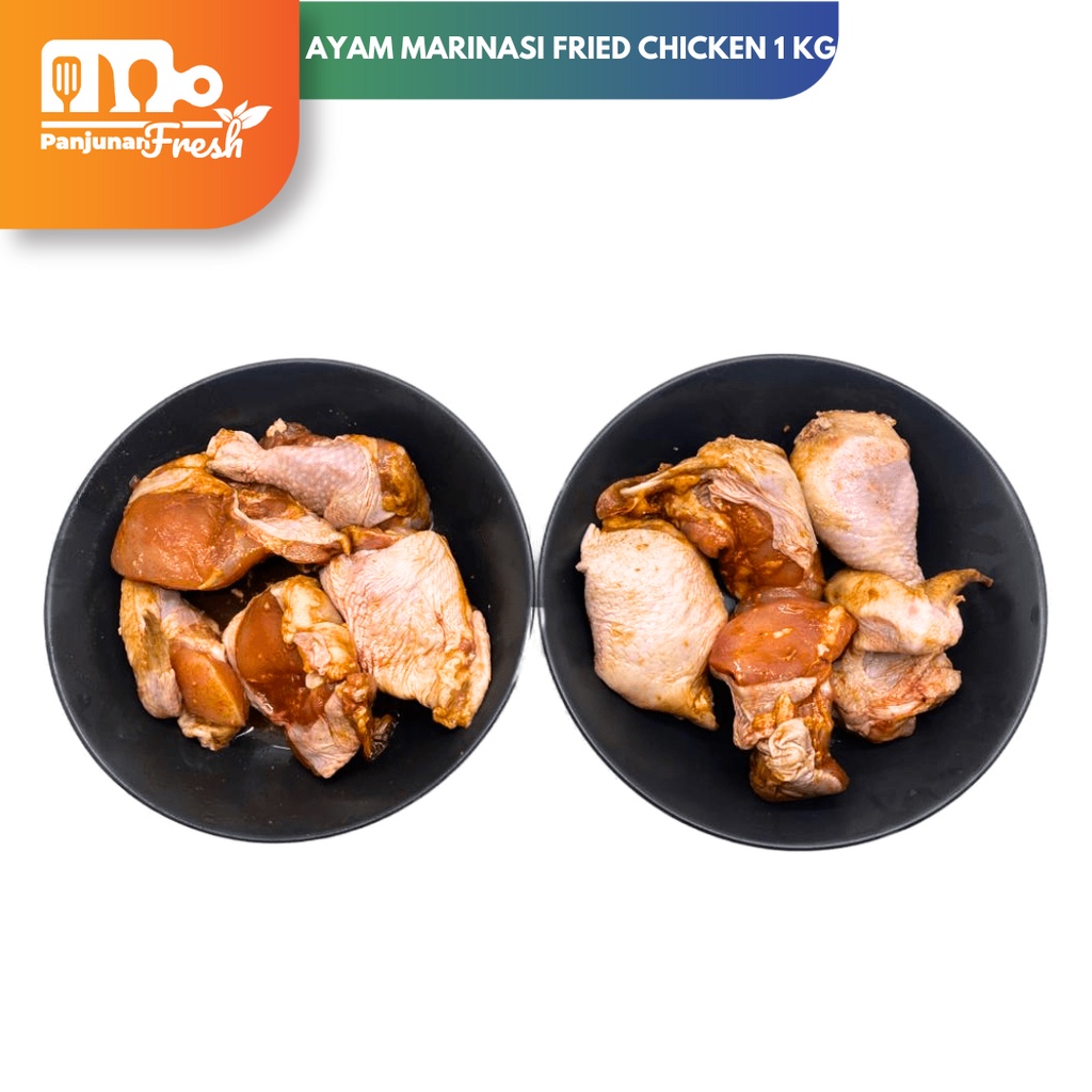 

AYAM MARINASI BUMBU FRIED CHICKEN 1 KG ISI 10 POTONG