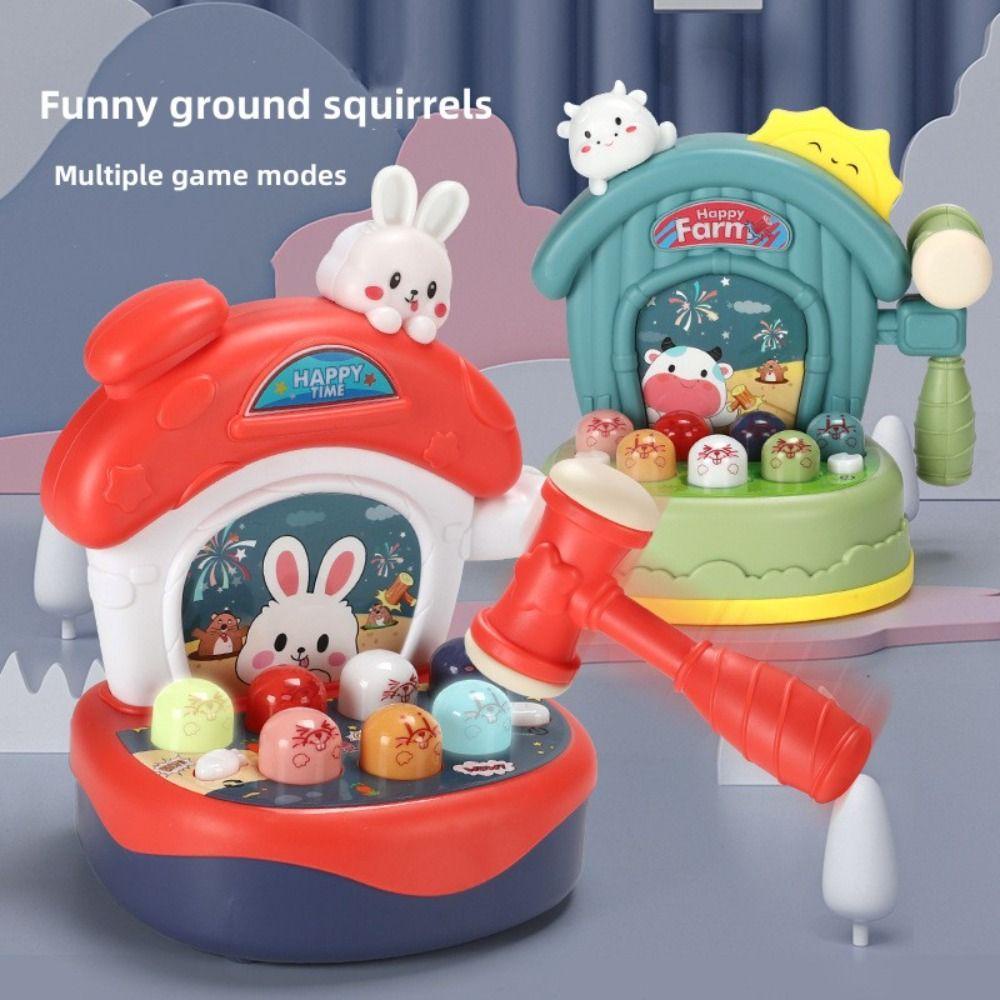 Mxbeauty Whack-A-Mole Game Kreatif Novelty Mainan Retro Klasik Hadiah Ulang Tahun Mainan Lucu Model Mainan Puzzle Game Hadiah Hari Anak Game Konsol Mainan Edukasi Dini