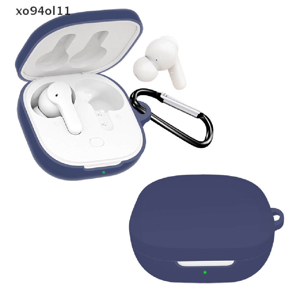 Xo Trendi Lucu Shockproof Bluetooth Headset Case Tahan Debu Soft Shell Silikon Earphone Cases Untuk QCY T13 Charging Box Dengan Kait OL