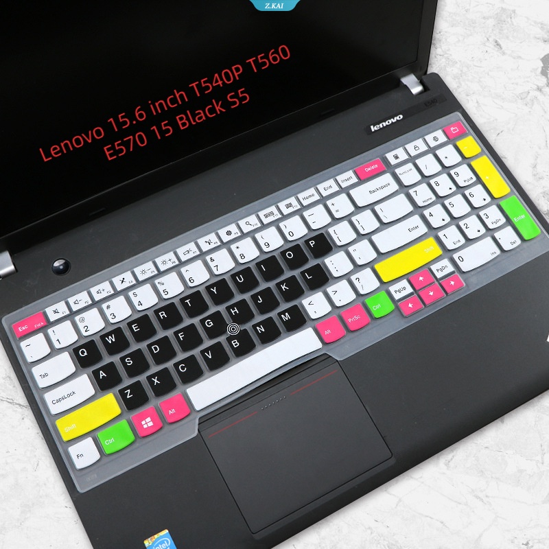 Cover Keyboard Komputer Full Coverage Lenovo 15.6 Inch T540P T560 E570 15hitam S5 Film Pelindung Tahan Lembab Berkualitas Tinggi [ZK]