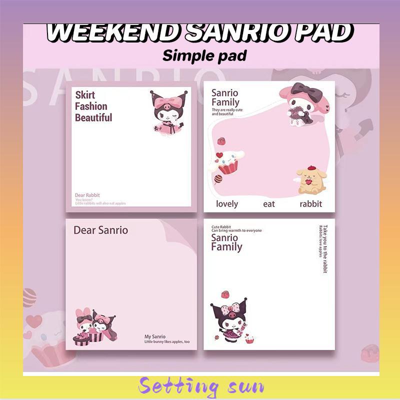 

Sticky Note Buku catatan buku catatan siswa yang dapat disobek catatan tempel dekoratif TN