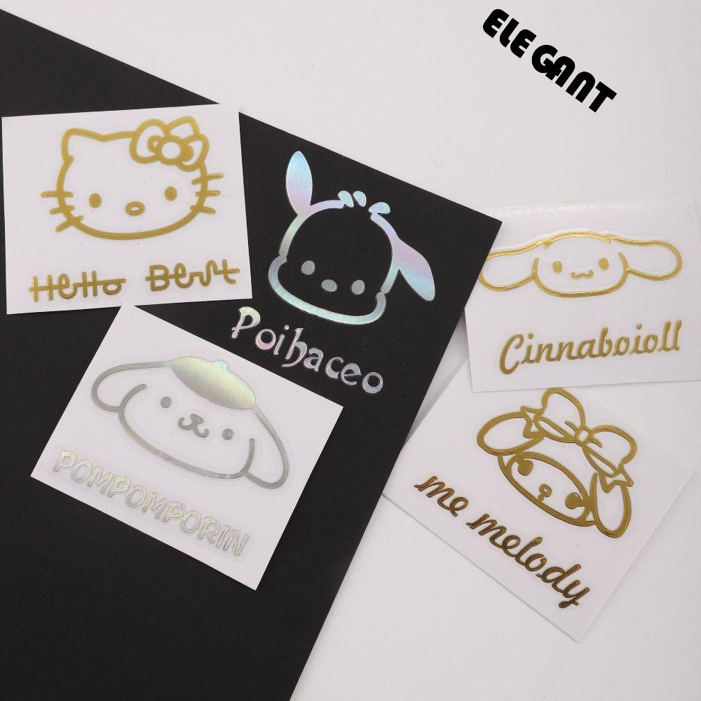 [Elegan] Stiker Logam Dekoratif Gadis Lucu Scrapbooking Notebook Ponsel Album Alat Tulis Sticker